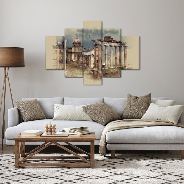 Kép - Forum Romanum, Róma, Olaszország (150x105 cm)