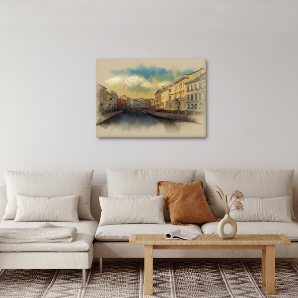 Kép - Moyka, folyó, St. Petersburg, Oroszország (70x50 cm)