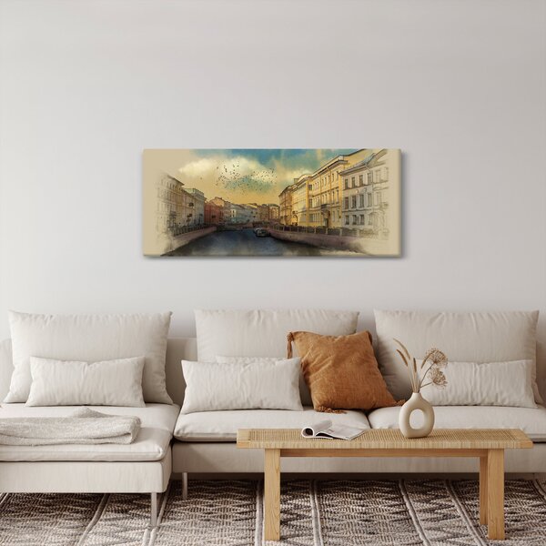 Kép - Moyka, folyó, St. Petersburg, Oroszország (120x50 cm)
