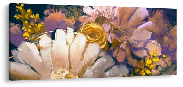 Virágok képe (120x50 cm)