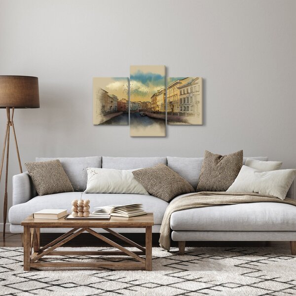 Kép - Moyka, folyó, St. Petersburg, Oroszország (90x60 cm)