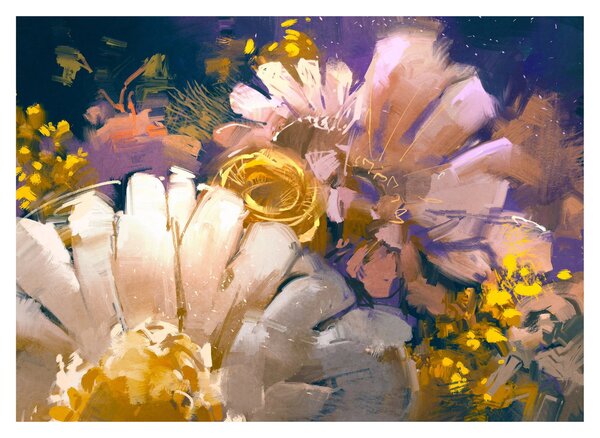 Virágok képe (70x50 cm)