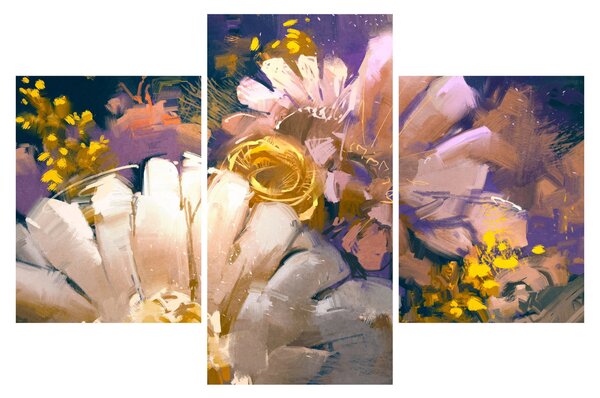 Virágok képe (90x60 cm)