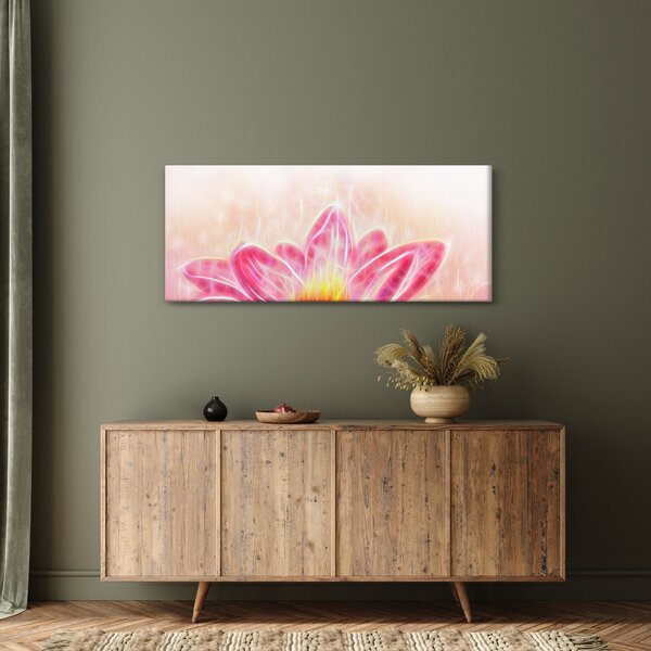 Egy lótuszvirág képe (120x50 cm)