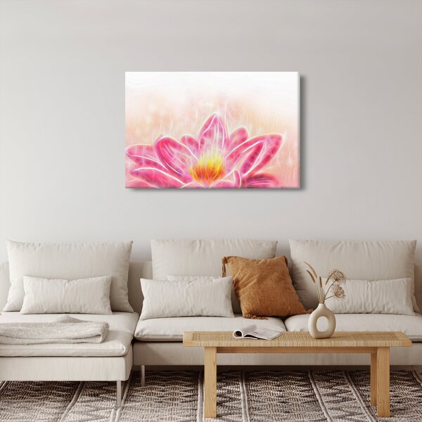 Egy lótuszvirág képe (90x60 cm)
