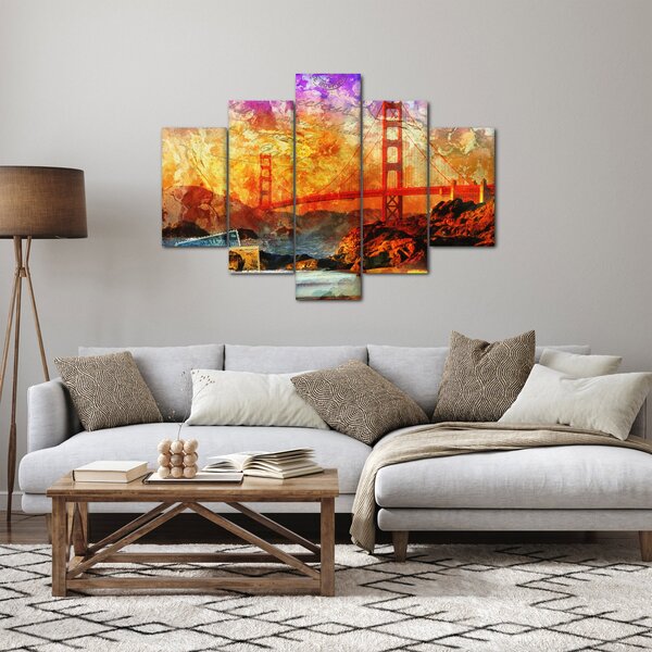 Kép - Golden Gate, San Francisco, Kalifornia (150x105 cm)