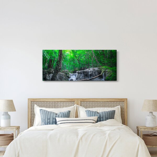 Kép - Erawan vízesés, Kanchanaburi, Thaiföld (120x50 cm)
