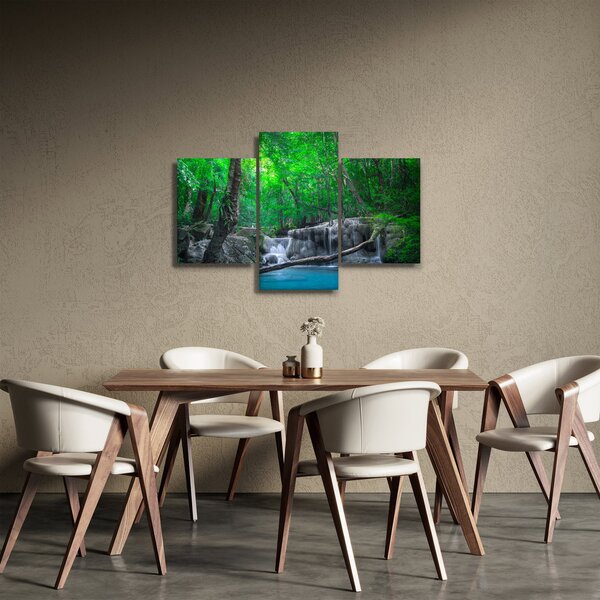 Kép - Erawan vízesés, Kanchanaburi, Thaiföld (90x60 cm)