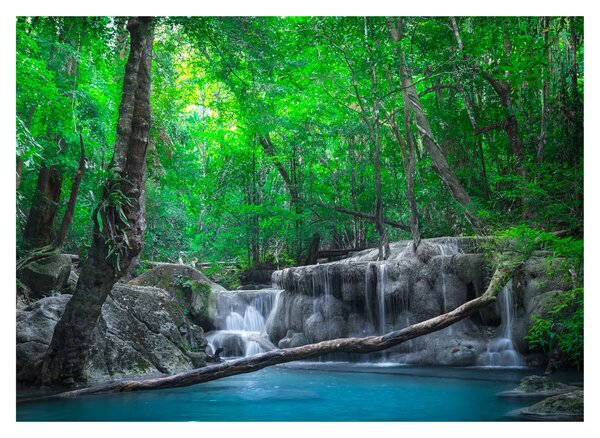 Kép - Erawan vízesés, Kanchanaburi, Thaiföld (70x50 cm)