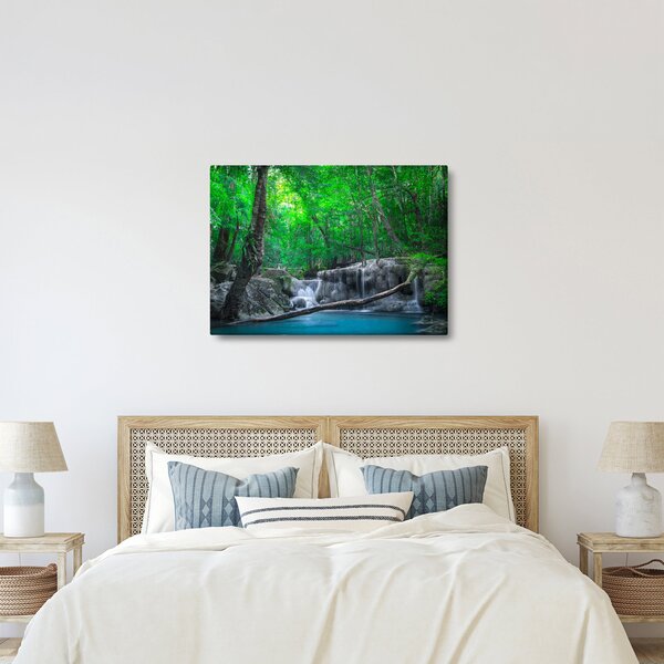 Kép - Erawan vízesés, Kanchanaburi, Thaiföld (70x50 cm)