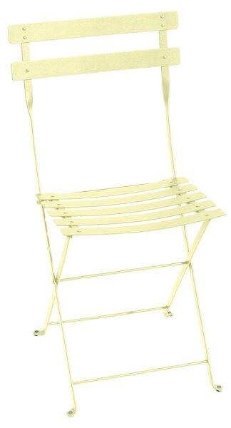 Citromsárga fém összecsukható szék Fermob Bistro