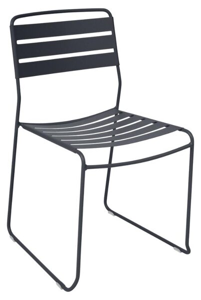 Fekete fém egymásra rakható kerti szék Fermob Meglepő