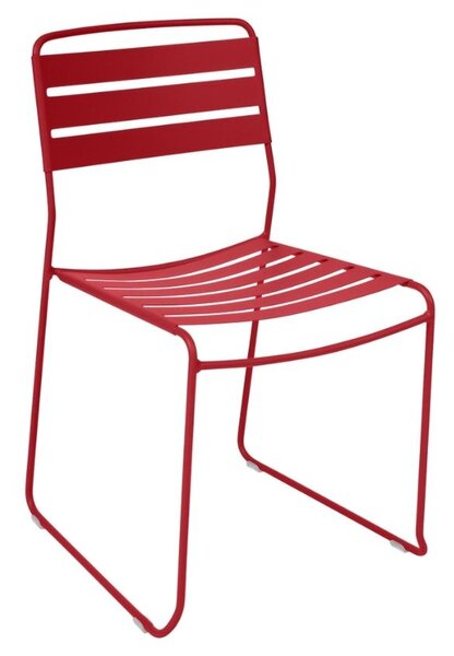 Mákpiros fém egymásra rakható kerti szék Fermob Meglepő