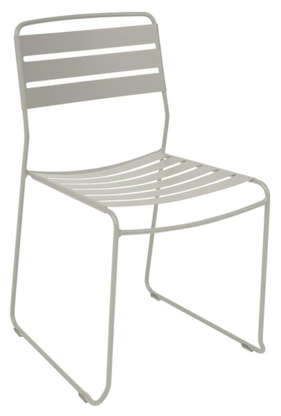 Világosszürke fém egymásra rakható kerti szék Fermob Meglepő