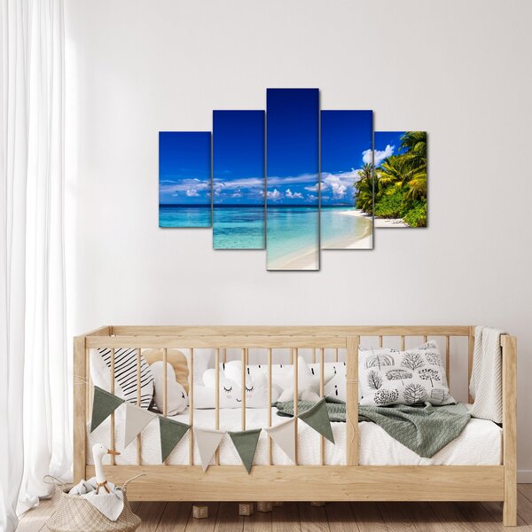 Egy trópusi tengerpart képe (150x105 cm)