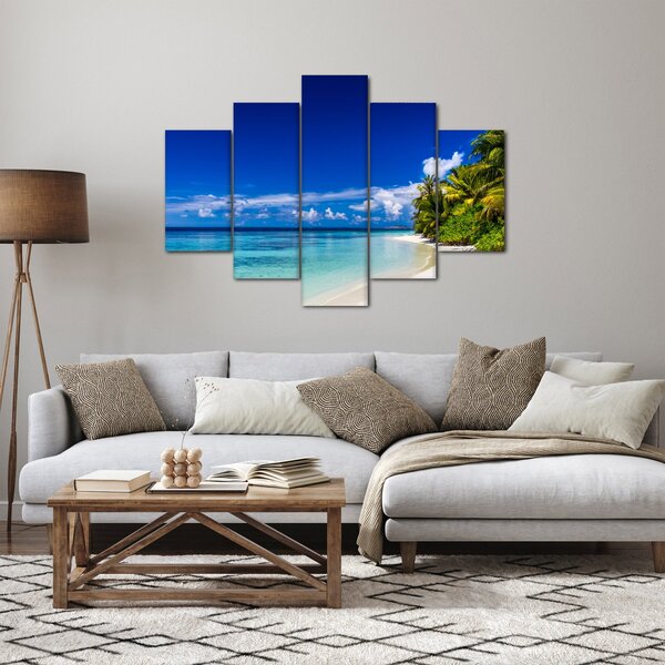 Egy trópusi tengerpart képe (150x105 cm)