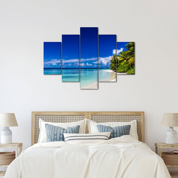 Egy trópusi tengerpart képe (150x105 cm)