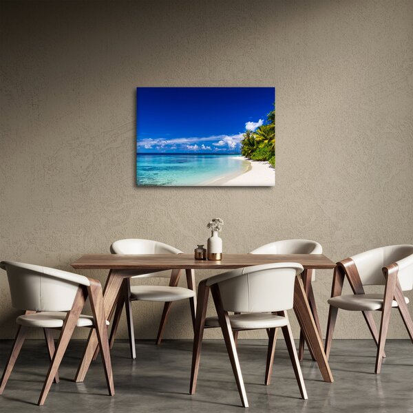 Egy trópusi tengerpart képe (70x50 cm)
