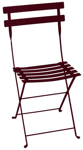 Cseresznyepiros fém összecsukható szék Fermob Bistro