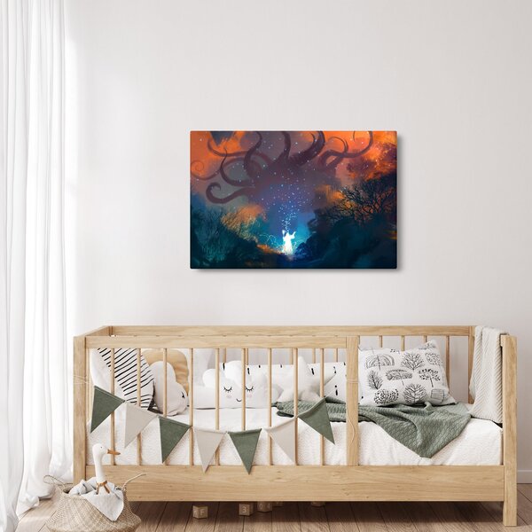 Kép - mágikus varázsló (90x60 cm)