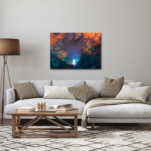 Kép - mágikus varázsló (70x50 cm)