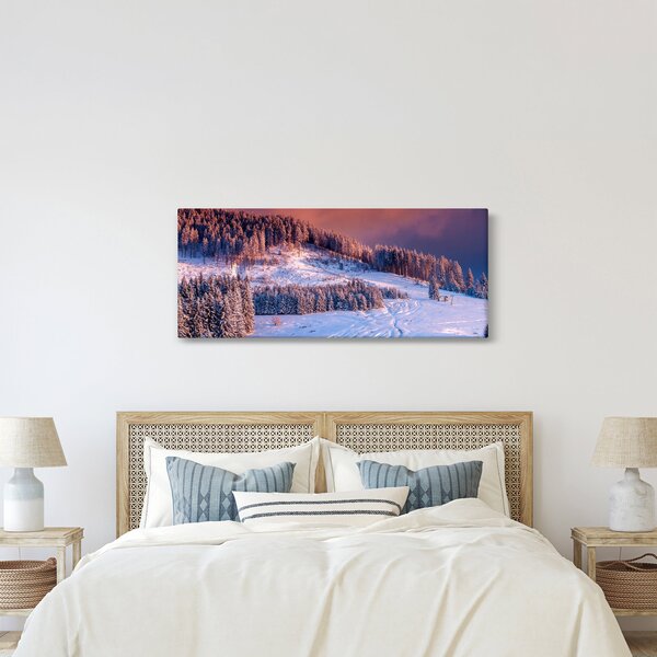Egy kép egy téli tájról (120x50 cm)