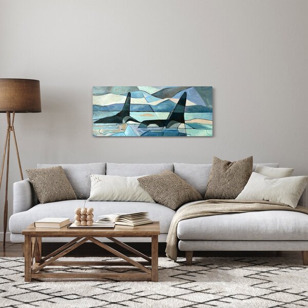 Kép - Orcas (120x50 cm)