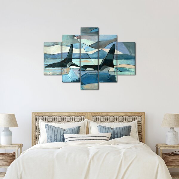 Kép - Orcas (150x105 cm)