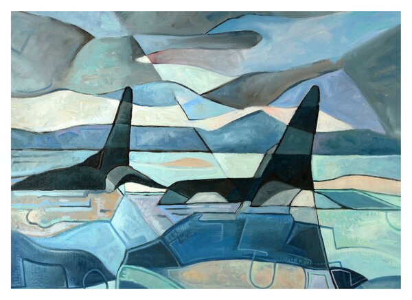 Kép - Orcas (70x50 cm)
