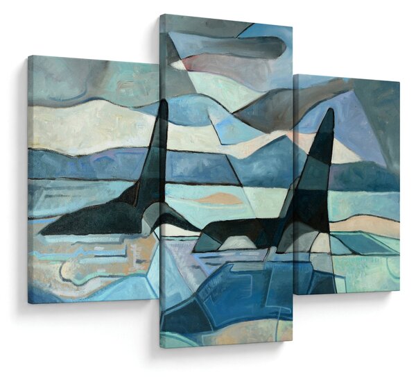 Kép - Orcas (90x60 cm)