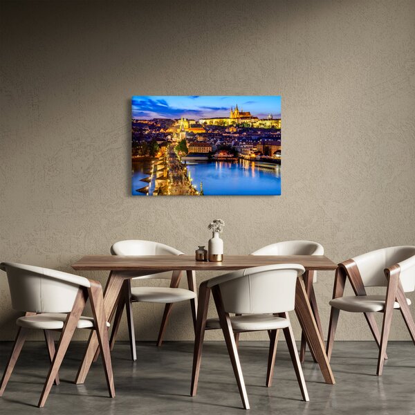 Kép - Károly-híd, Prága, Cseh Köztársaság (90x60 cm)