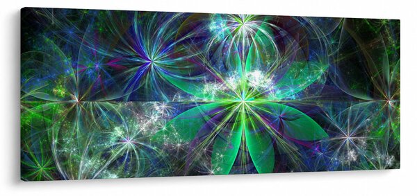 Kép - Absztrakt geometriai formák (120x50 cm)