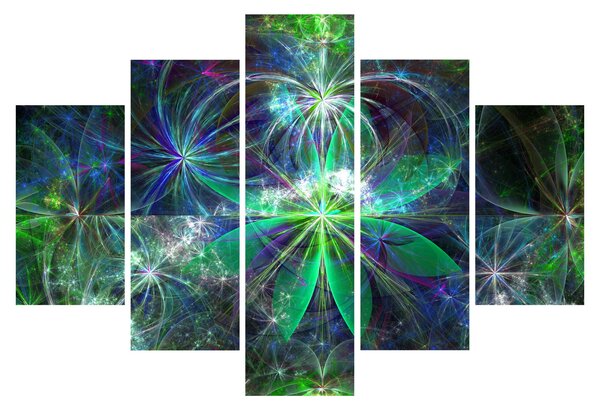 Kép - Absztrakt geometriai formák (150x105 cm)