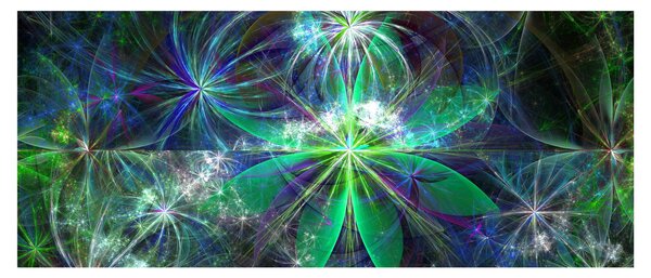 Kép - Absztrakt geometriai formák (120x50 cm)
