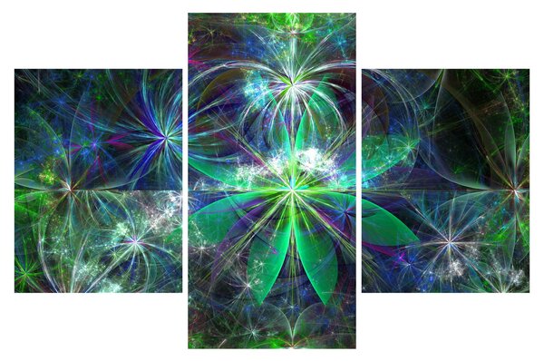 Kép - Absztrakt geometriai formák (90x60 cm)