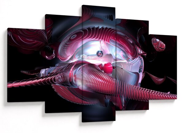 Kép - Absztrakciók, űrférgek (150x105 cm)