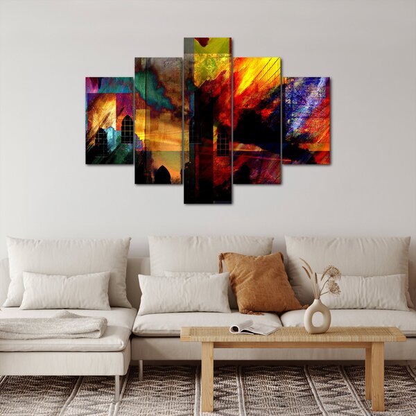 Kép - A város színes absztrakciója (150x105 cm)