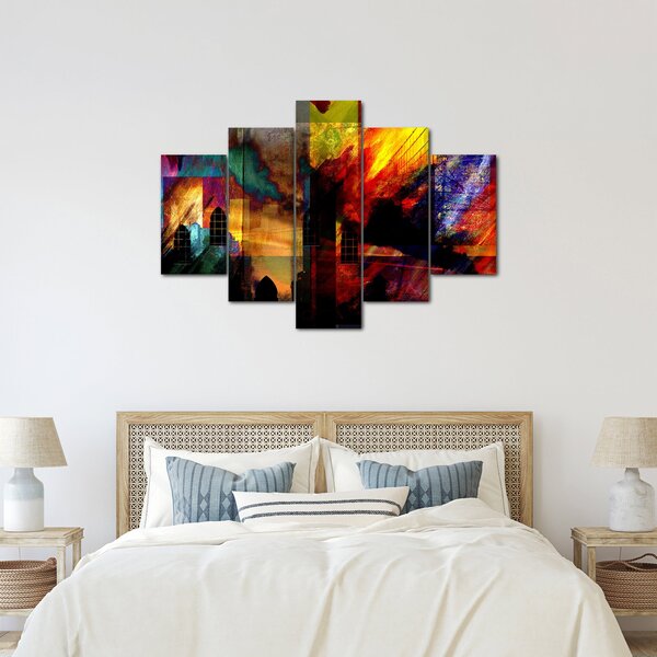 Kép - A város színes absztrakciója (150x105 cm)