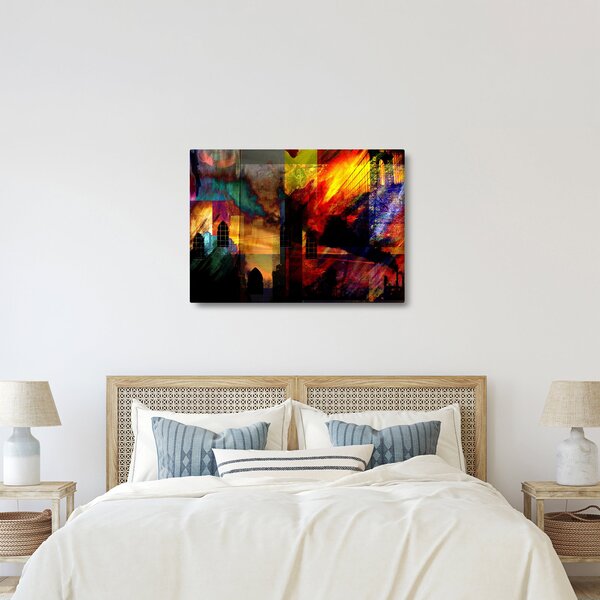 Kép - A város színes absztrakciója (70x50 cm)