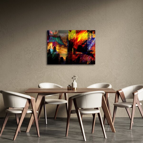 Kép - A város színes absztrakciója (70x50 cm)