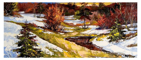 Kép - A tavasz érkezése (120x50 cm)