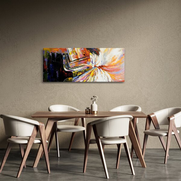 Kép - Egy nő zongorázása (120x50 cm)