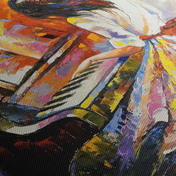 Kép - Egy nő zongorázása (90x60 cm)