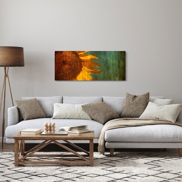 Kép - napraforgó (120x50 cm)