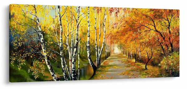 Kép - Egy romantikus sugárút a víz mentén. (120x50 cm)