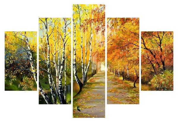 Kép - Egy romantikus sugárút a víz mentén. (150x105 cm)