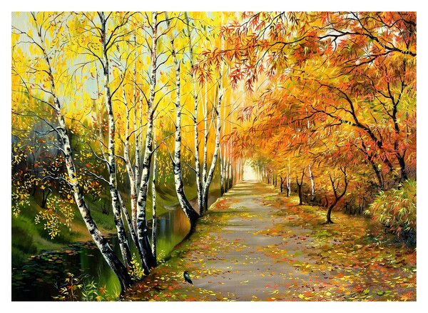 Kép - Egy romantikus sugárút a víz mentén. (70x50 cm)