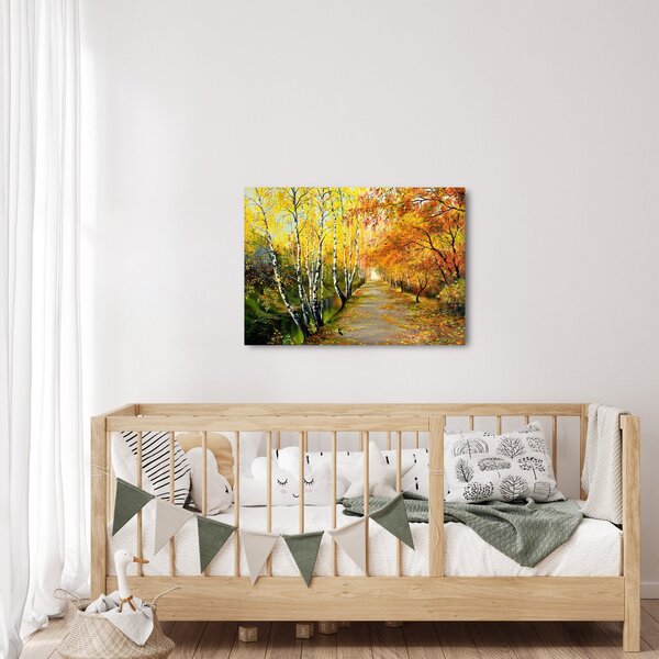 Kép - Egy romantikus sugárút a víz mentén. (70x50 cm)