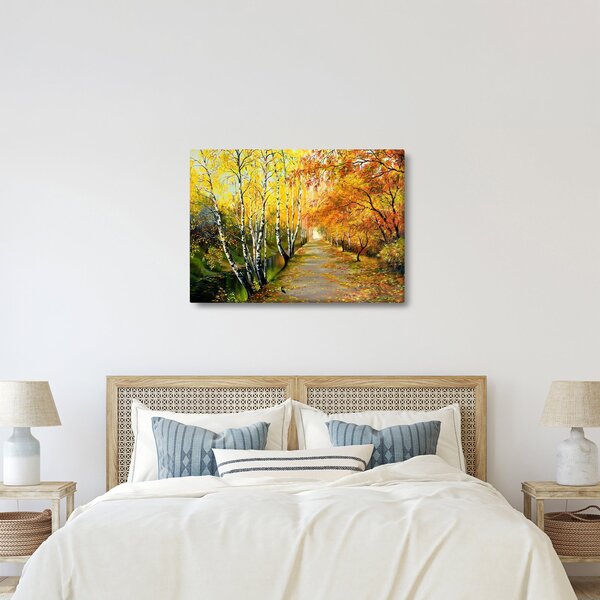 Kép - Egy romantikus sugárút a víz mentén. (70x50 cm)