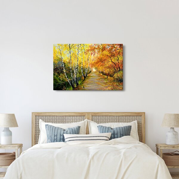 Kép - Egy romantikus sugárút a víz mentén. (90x60 cm)